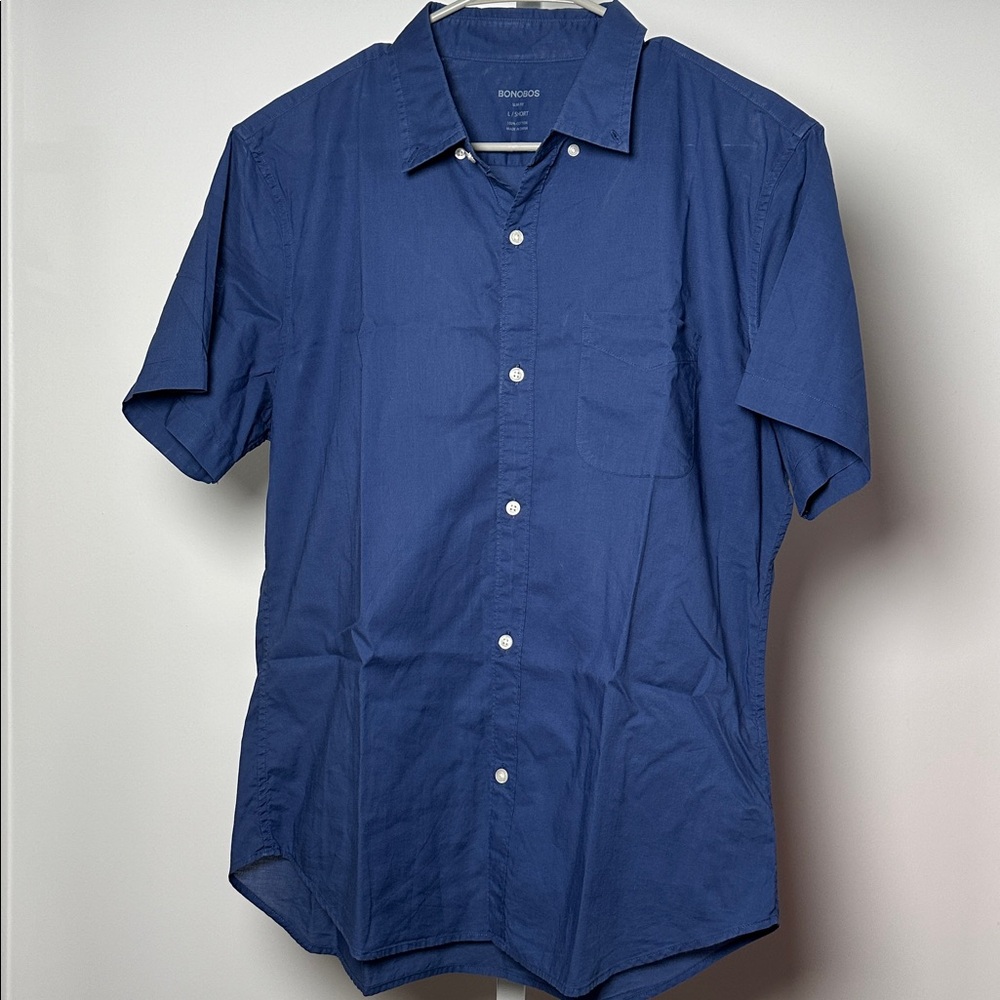 Bonobos Jersey Riviera Shirt - Size L/Short